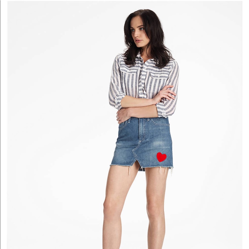 Nwt lucky brand jean skirt